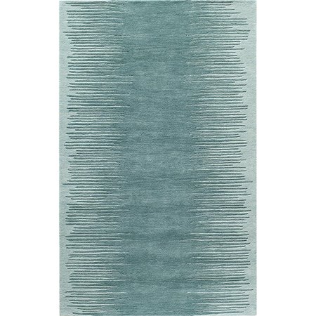 MOMENI 27934 Delhi Indian Hand Tufted Rug, Aqua - 8 x 10 ft. DELHIDL-63AQA80A0